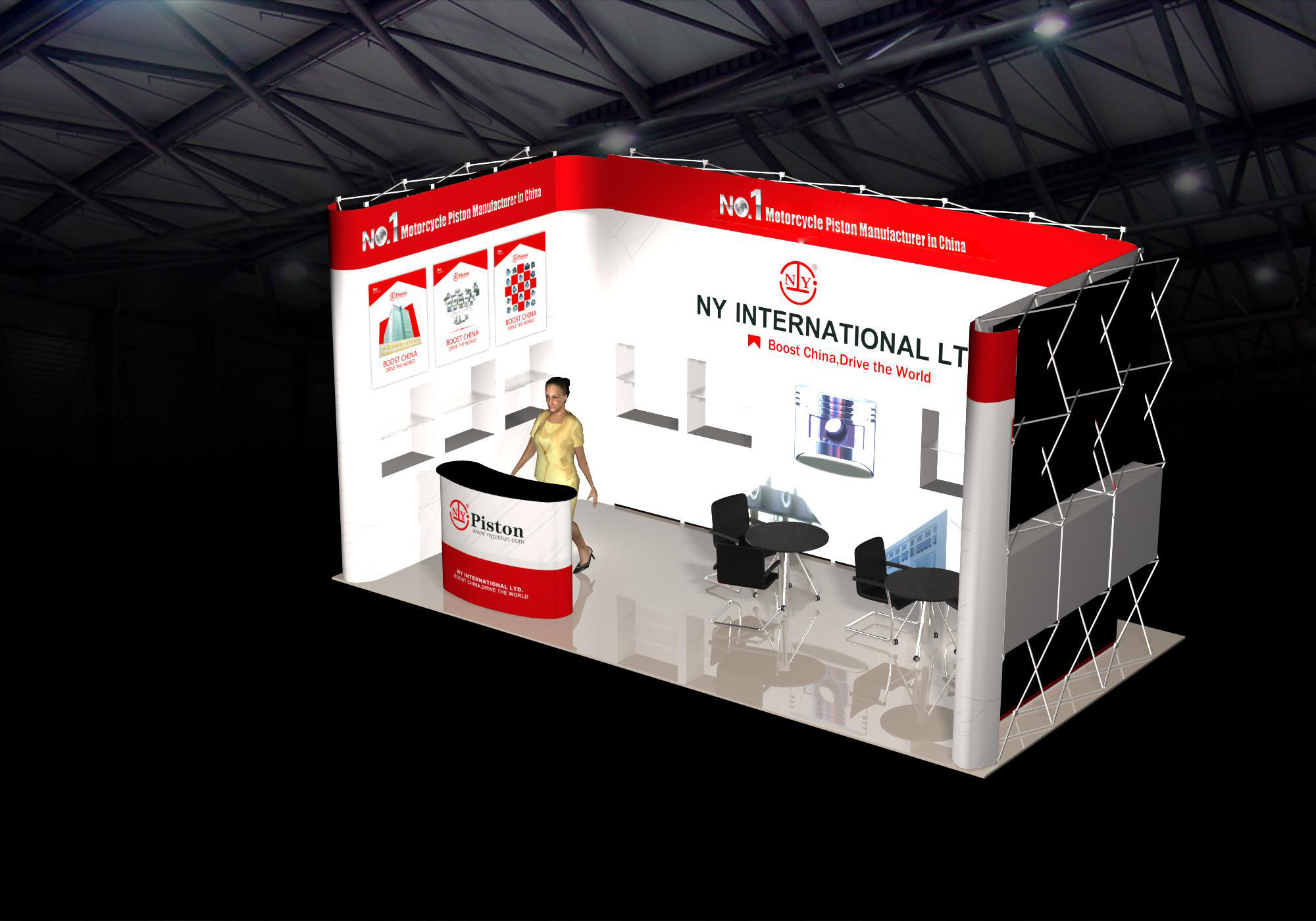 上海折疊展位制作圖片