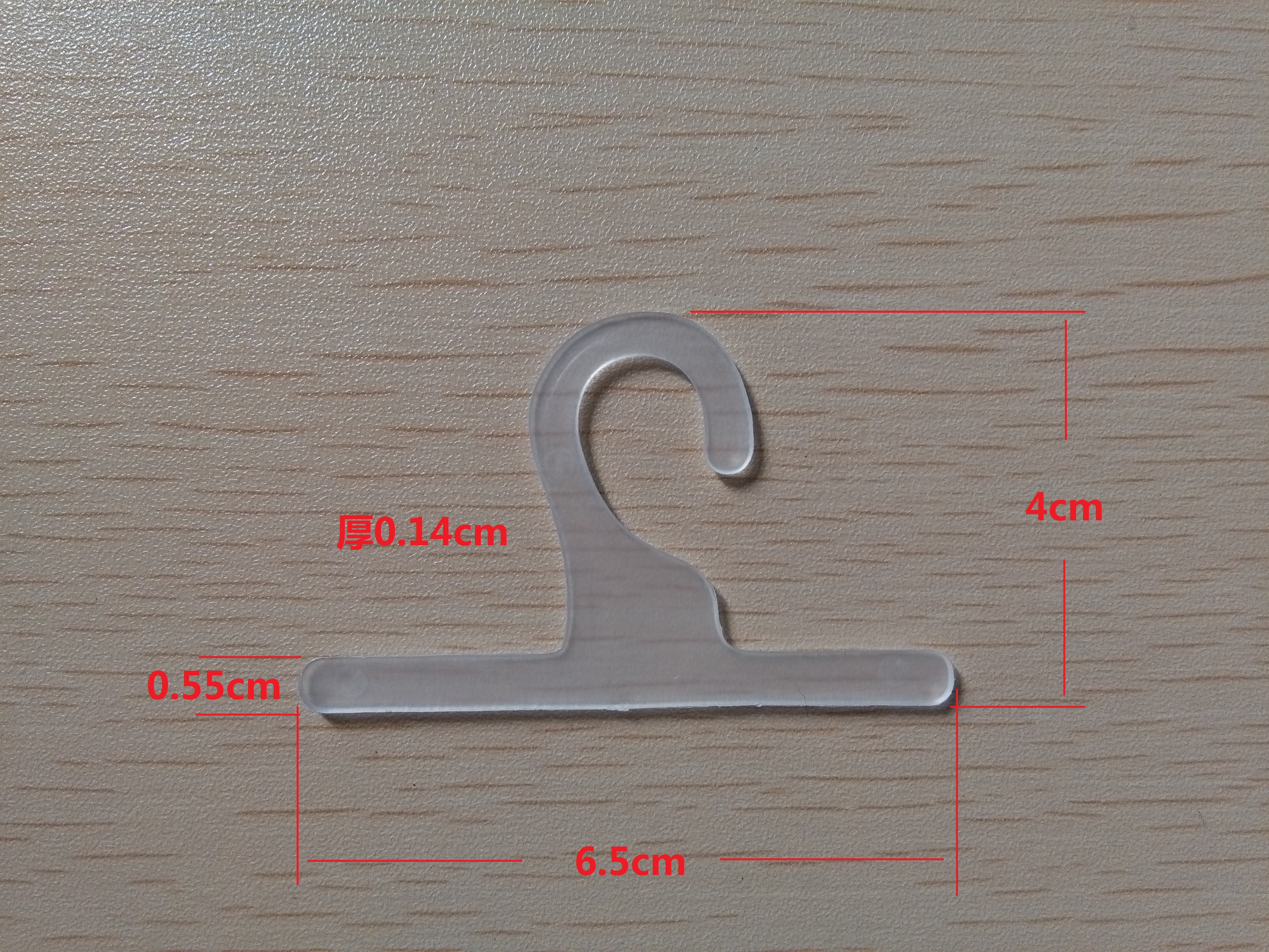 6.5×4塑料挂钩衣架图片