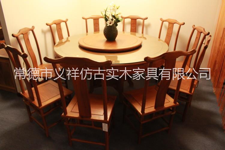 緬甸花梨木明式圓桌11件套圖片/緬甸花梨木明式圓桌11件套樣板圖 (1)