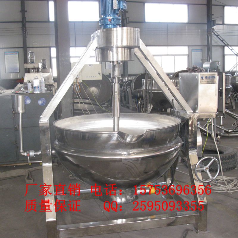 簡(jiǎn)易行星夾層鍋，蒸汽攪拌炒鍋圖片