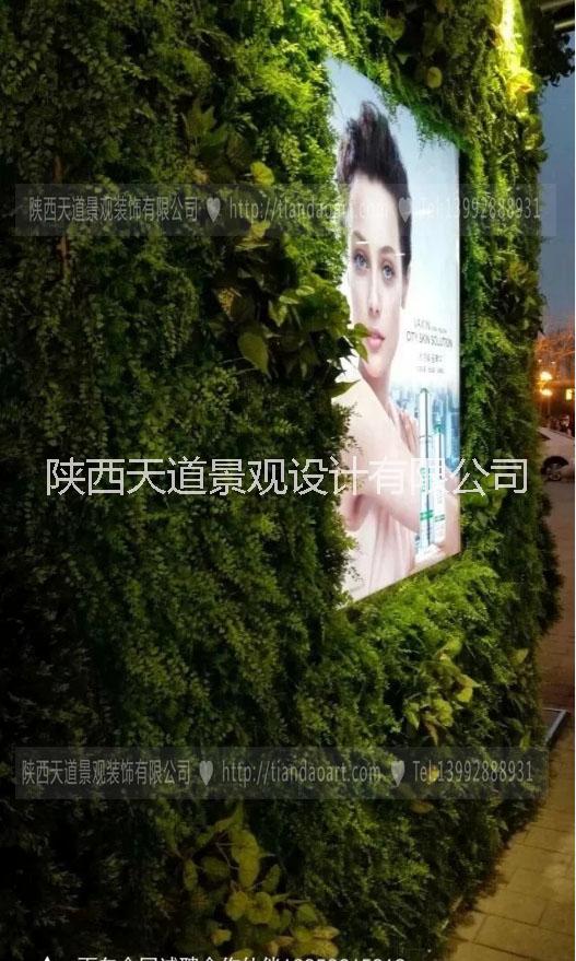 厂家直销仿真草坪墙 植物墙设计  仿真花墙设计图片