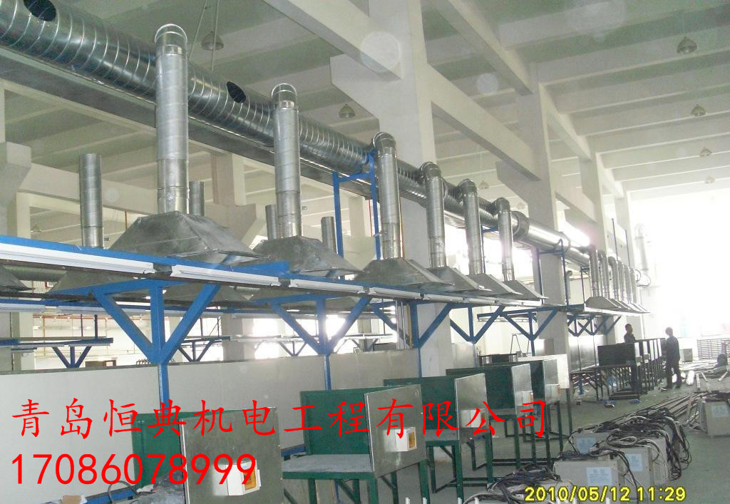 青島承接機(jī)械廠除塵工程焊接工位排煙除塵工程安裝制作廠家青島打磨車間除塵鞋廠除味除塵服裝廠除塵工程