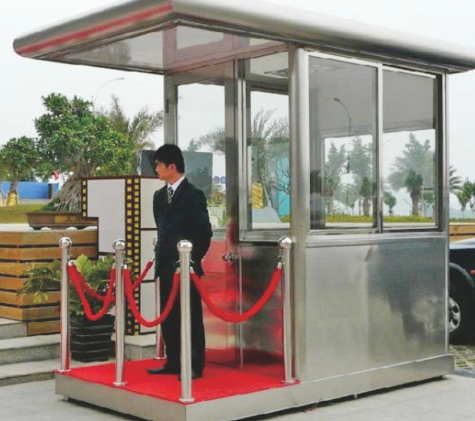 佛山立成小區(qū)保安亭價(jià)格，治安崗?fù)S家直銷(xiāo) 不銹鋼崗?fù)?  src=