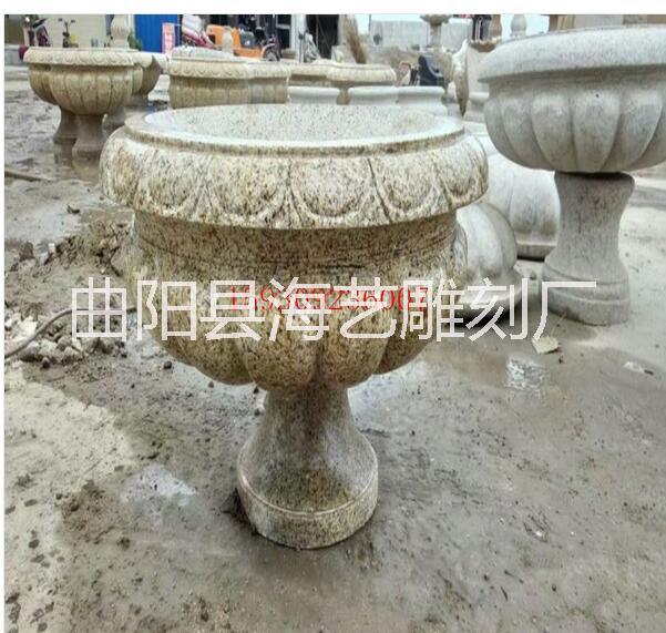 石雕花盆圖片/石雕花盆樣板圖 (1)