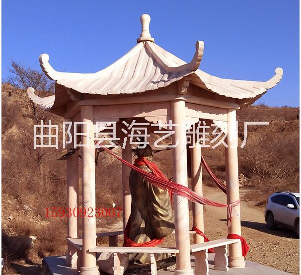 石雕亭子涼亭圖片