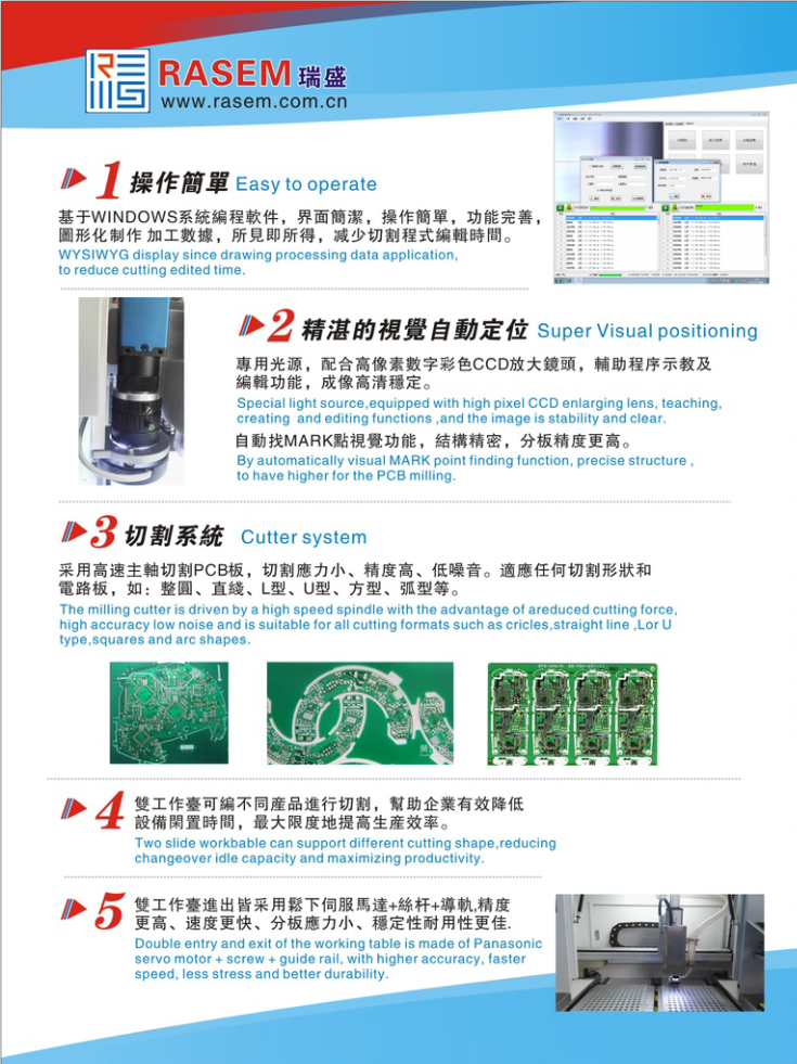 PCBA邮票孔分板机