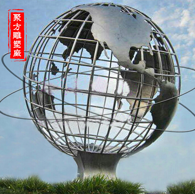 金色人物騎自行車不銹鋼雕塑廣場擺