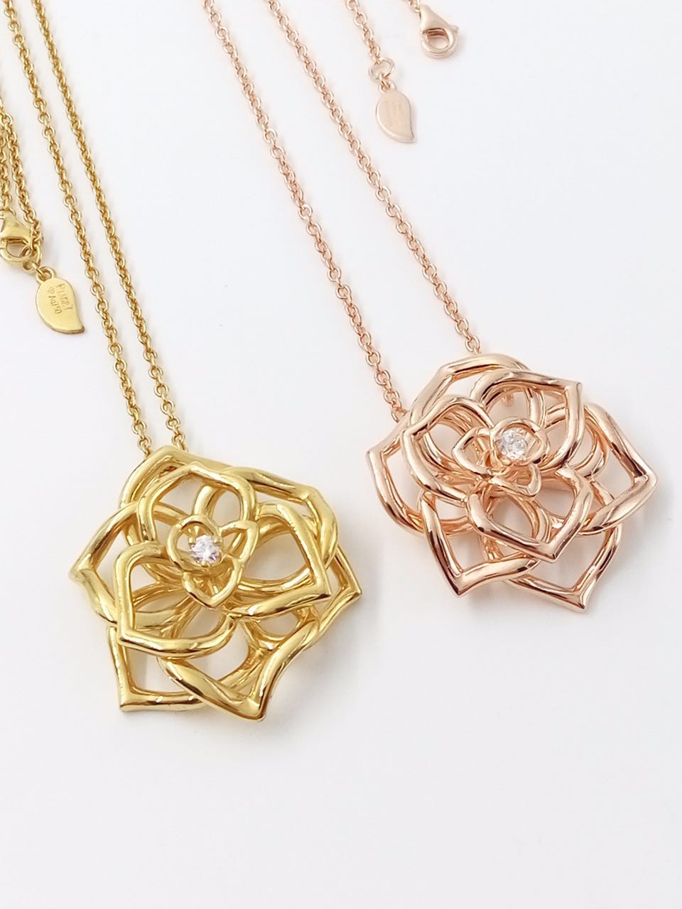 925純銀飾品批發(fā) 玫瑰花吊墜