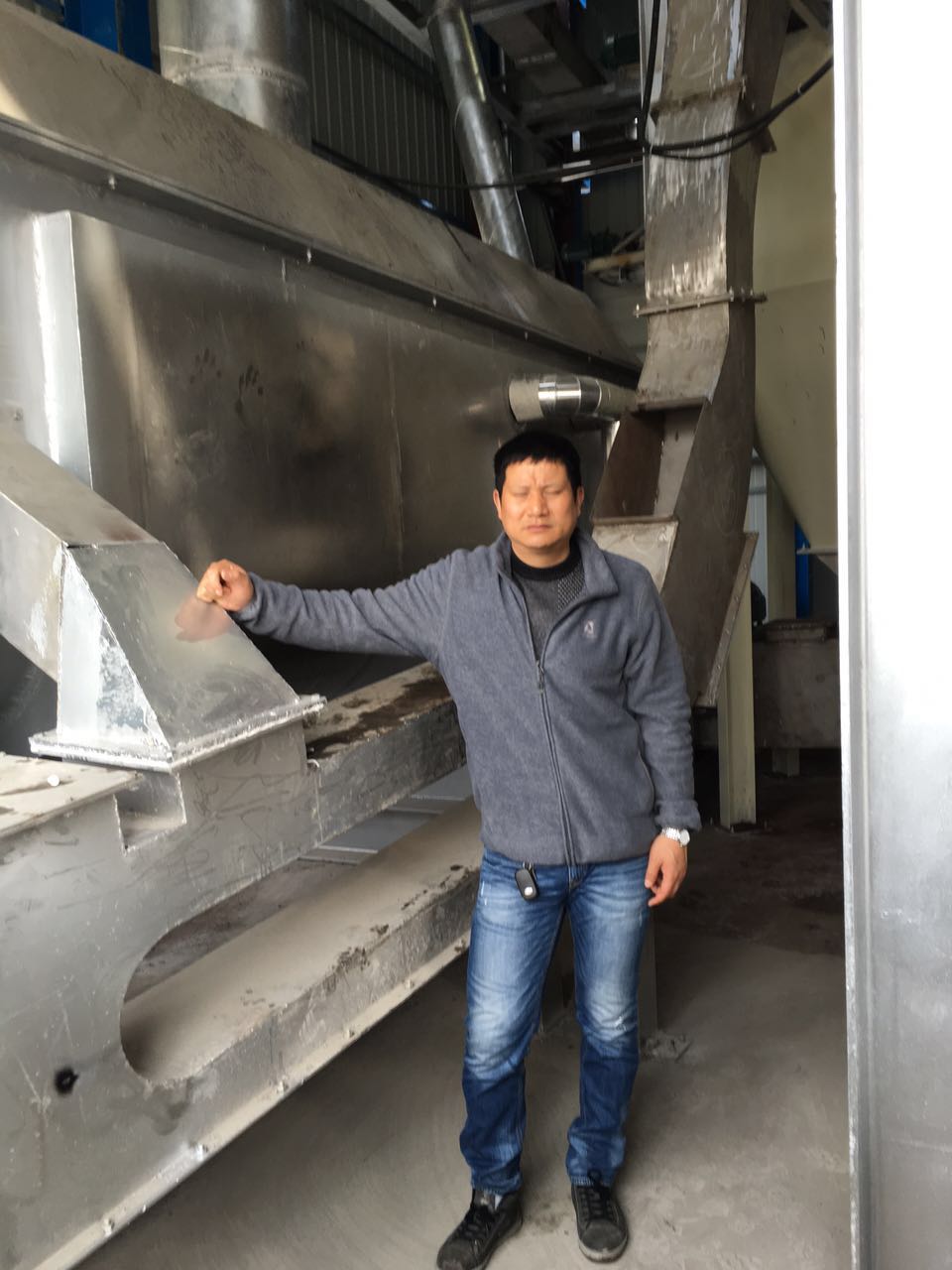 鋼廠污泥漿葉烘干機(jī)