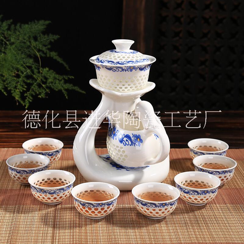 玲瓏茶具高白薄胎描金白瓷圖片/玲瓏茶具高白薄胎描金白瓷樣板圖 (2)