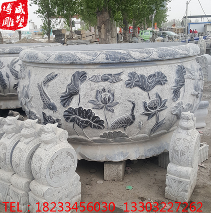 石雕青石做舊圓缸養(yǎng)魚養(yǎng)荷花擺件石圖片/石雕青石做舊圓缸養(yǎng)魚養(yǎng)荷花擺件石樣板圖 (3)