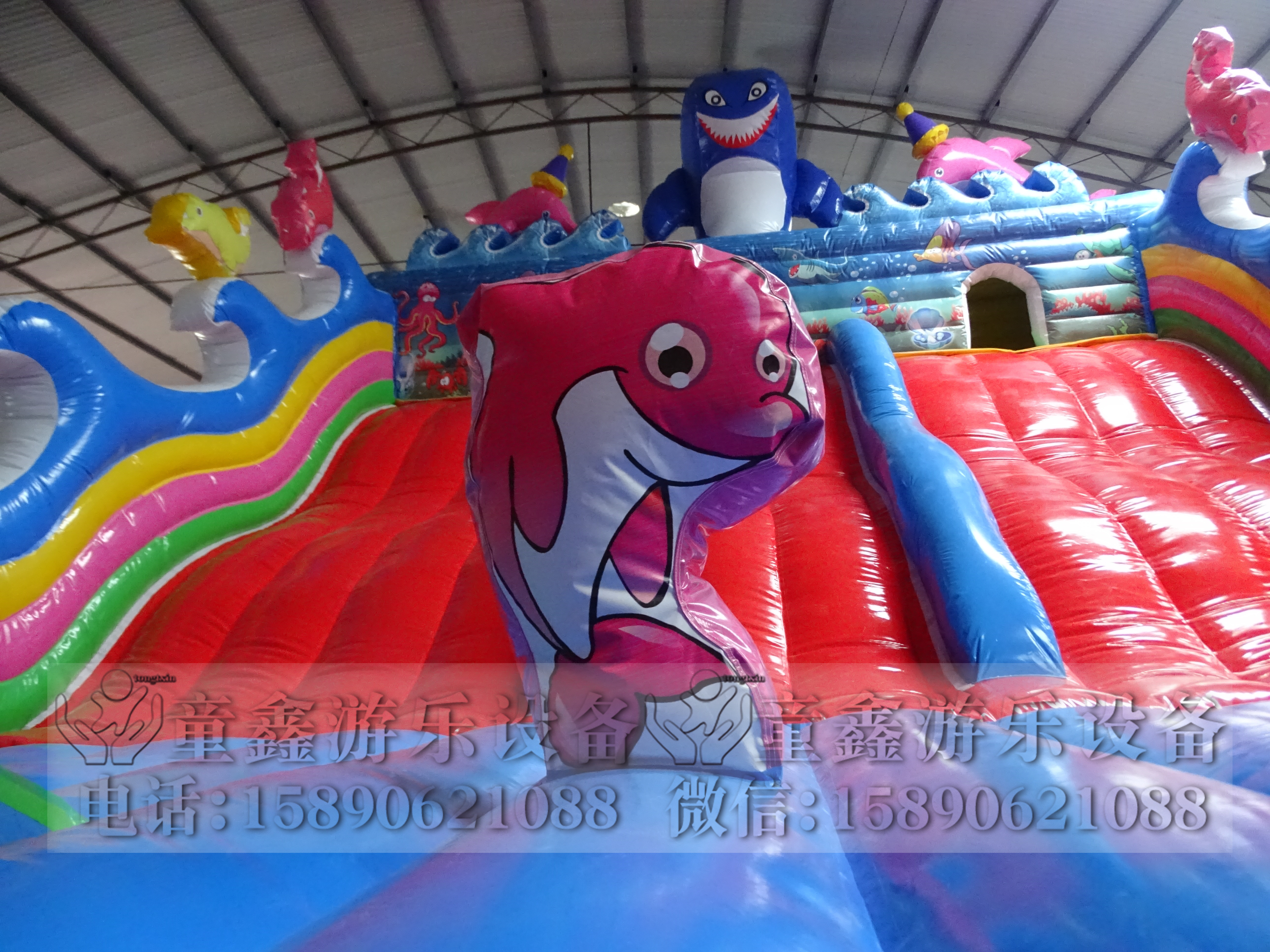 充氣大型滑梯圖片/充氣大型滑梯樣板圖 (3)