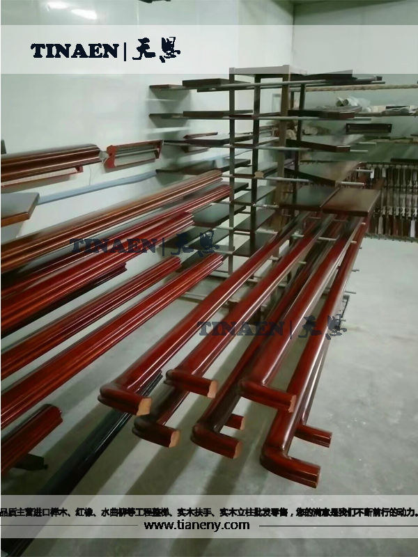 實木樓梯扶手圖片/實木樓梯扶手樣板圖 (2)