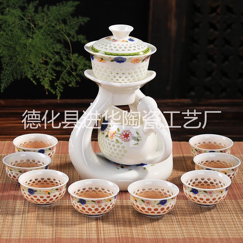 玲瓏茶具高白薄胎描金白瓷圖片/玲瓏茶具高白薄胎描金白瓷樣板圖 (4)