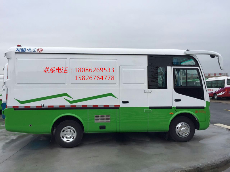 東風(fēng)超龍廂式運輸車6米可上藍牌圖片