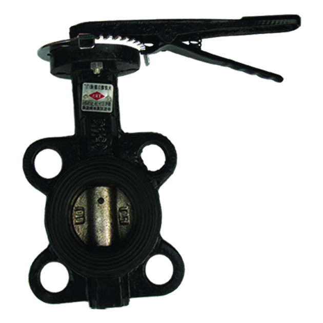 閥門 手動蝶閥 軟密封中線對夾蝶圖片