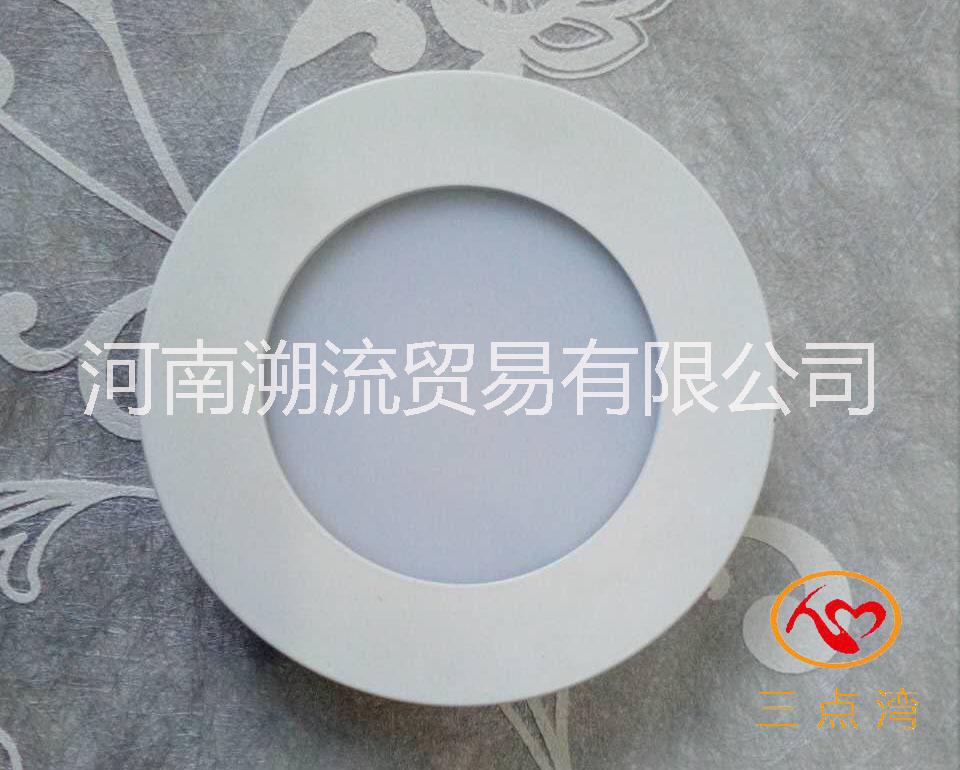 三點灣品牌暗裝圓形平板燈廠家圖片
