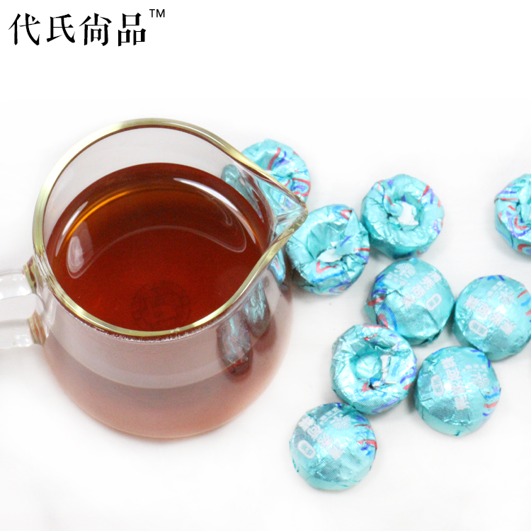 普洱茶 熟茶 荷葉 迷你小沱茶圖片/普洱茶 熟茶 荷葉 迷你小沱茶樣板圖 (1)