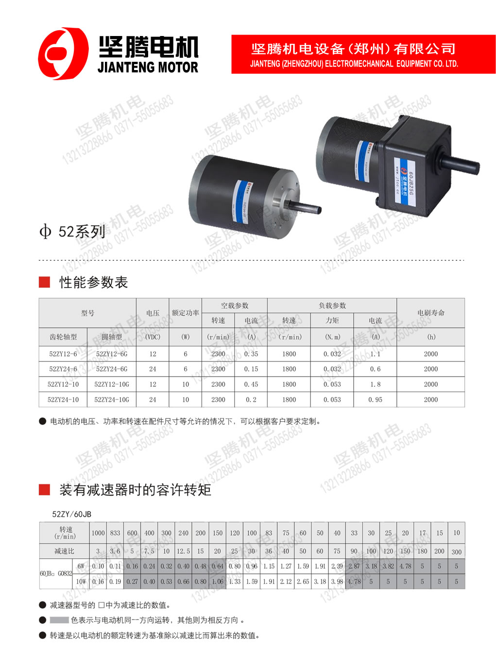 直流電動(dòng)機(jī)52系列圖片/直流電動(dòng)機(jī)52系列樣板圖 (2)