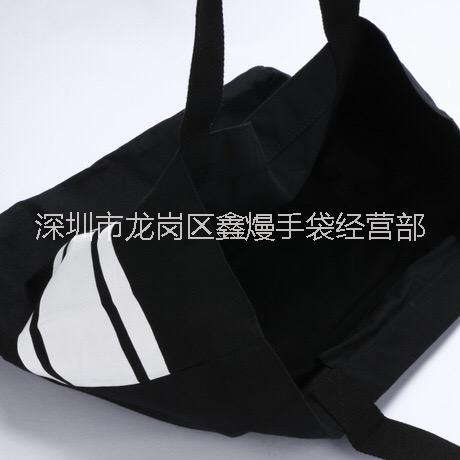 簡(jiǎn)約刺繡黑色帆布包 時(shí)尚手提包圖片/簡(jiǎn)約刺繡黑色帆布包 時(shí)尚手提包樣板圖 (4)