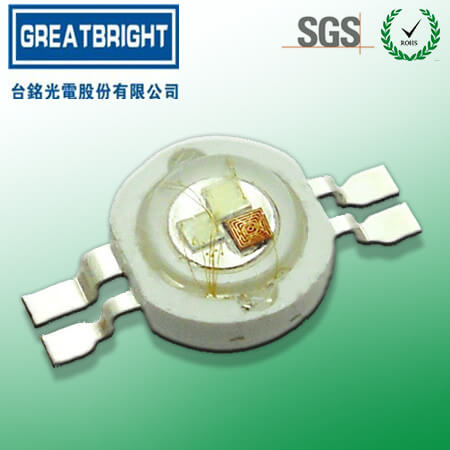 3W大功率RGB全彩4腳