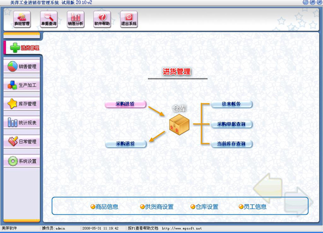 美萍工业进销存管理系统 进销存管理系统价格 工业管理系统 进销存