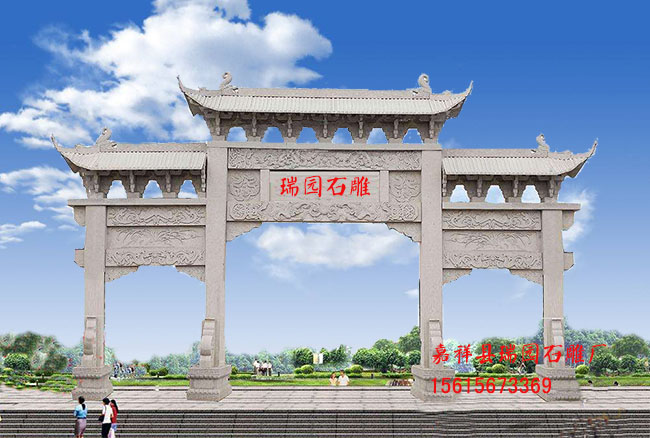 古建筑石牌坊的文化含義圖片