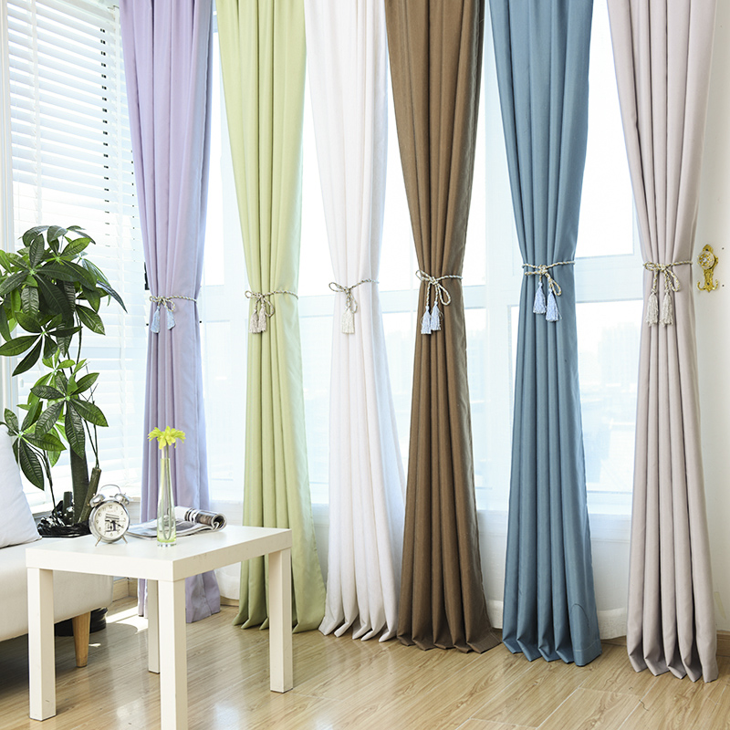 新品純色棉麻半遮光布定制落地布藝圖片/新品純色棉麻半遮光布定制落地布藝樣板圖 (2)