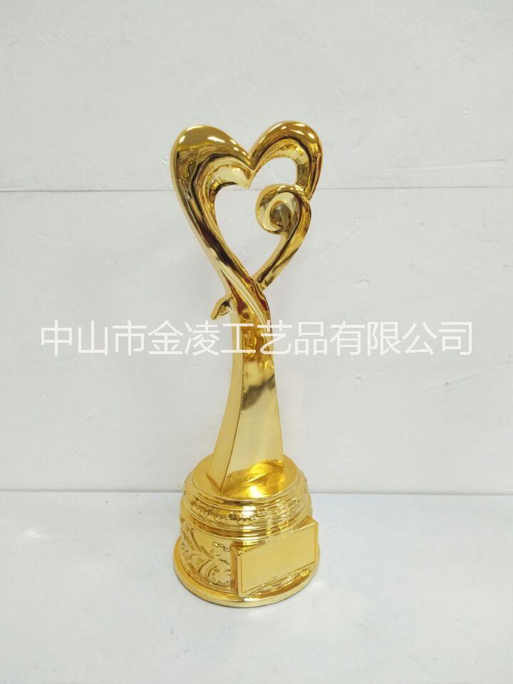 金屬心形獎杯圖片/金屬心形獎杯樣板圖 (2)