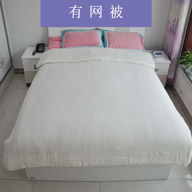 重慶有網(wǎng)被批發(fā)梳棉機精梳加工優(yōu)質棉絮千層雪有網(wǎng)純棉棉被