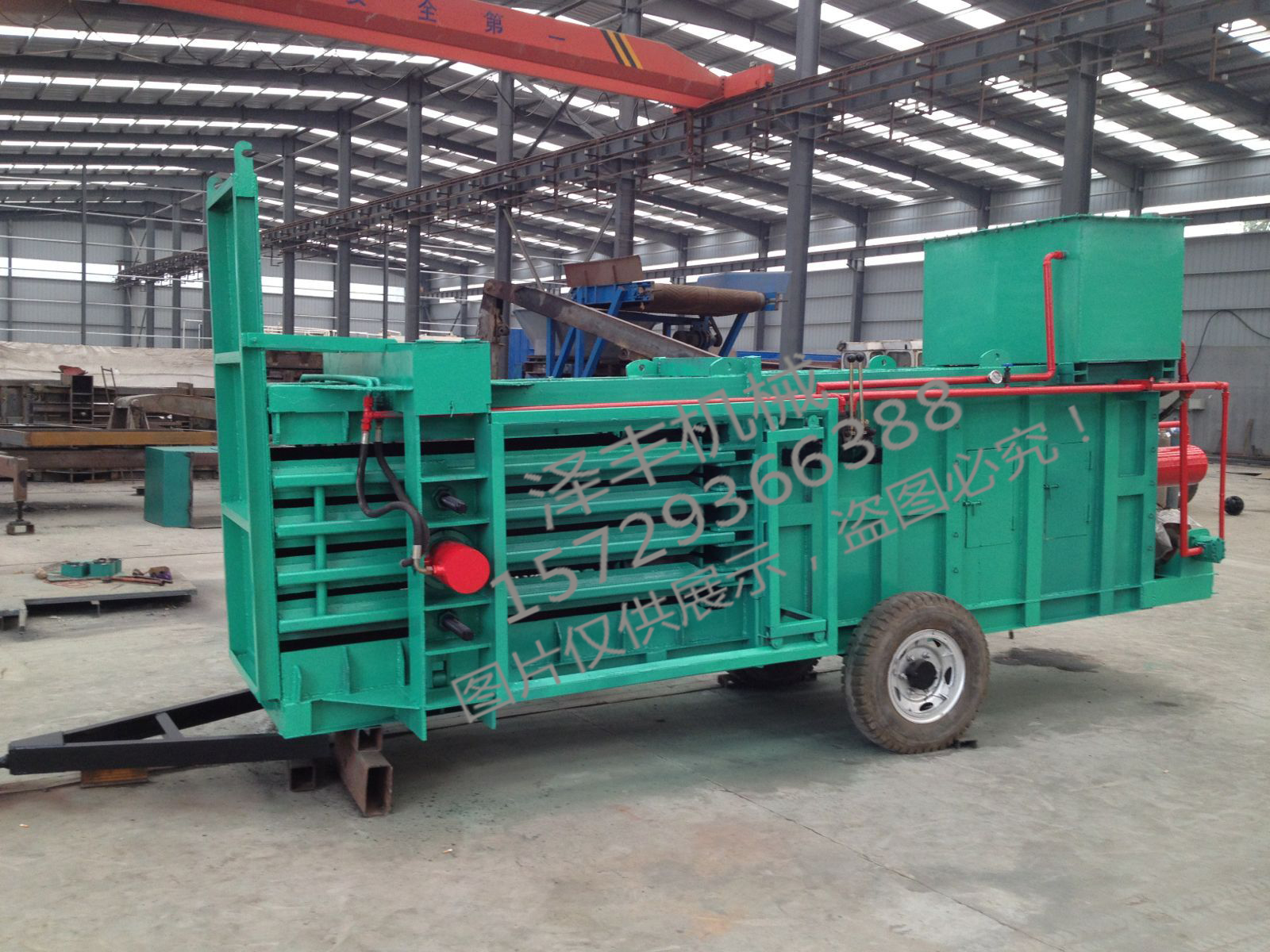 澤豐立式ZFD稻草打包機非同凡響圖片