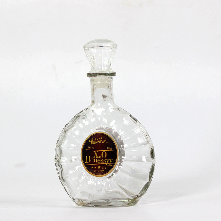廠家直銷125ml*酒瓶 小酒瓶 洋酒瓶 XO酒瓶 玻璃瓶配套