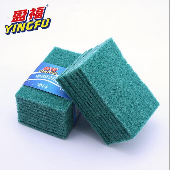 廠家批發(fā)強(qiáng)力去污含砂厚百潔布清潔圖片