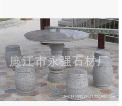 芝麻白石材花崗巖圓凳廠家批發(fā)直銷】
