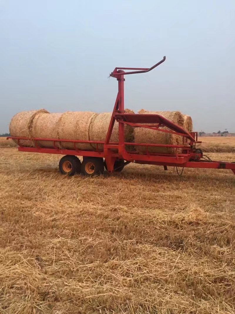 秸稈撿拾收集車運(yùn)輸自卸車 圓草捆撿拾運(yùn)輸車，撿包機(jī)