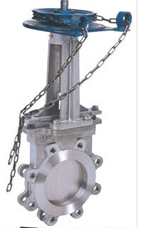 ZL73X鏈輪對夾式刀型閘閥 尼必可流體