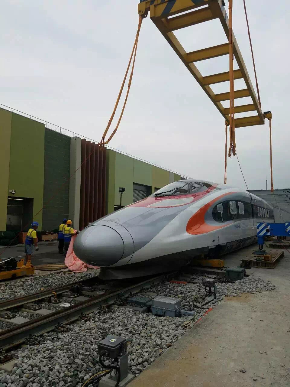 中港物流平板車特種架運輸圖片