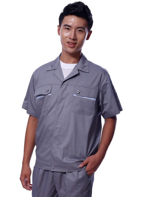 夏季薄款半袖工作服圖片/夏季薄款半袖工作服樣板圖 (1)