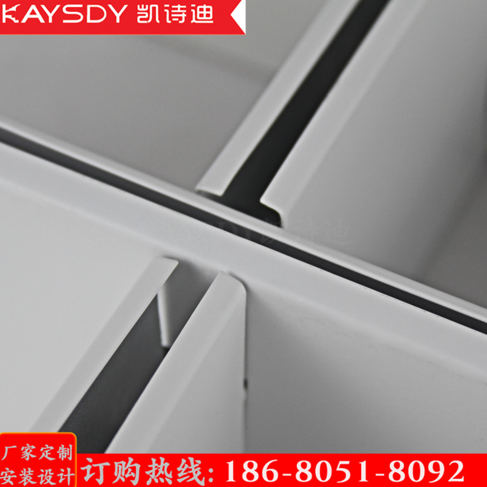 白色鋁格柵圖片/白色鋁格柵樣板圖 (1)