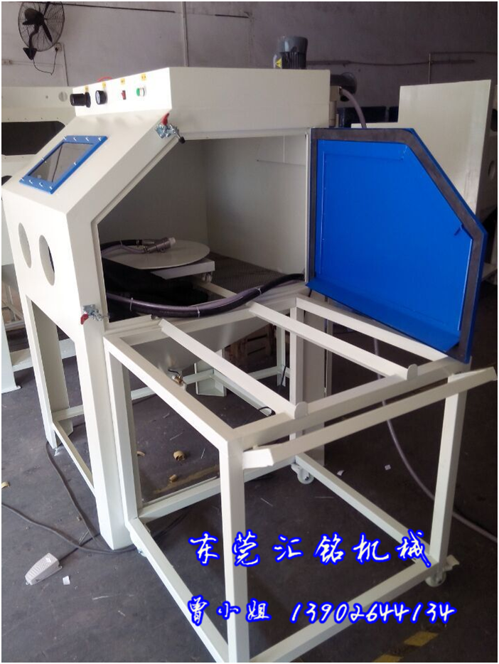 模具專用1010型推車轉(zhuǎn)盤噴砂機圖片