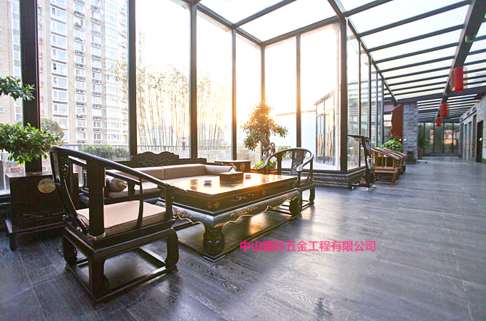 韶關(guān)玻璃雨棚圖片/韶關(guān)玻璃雨棚樣板圖 (2)