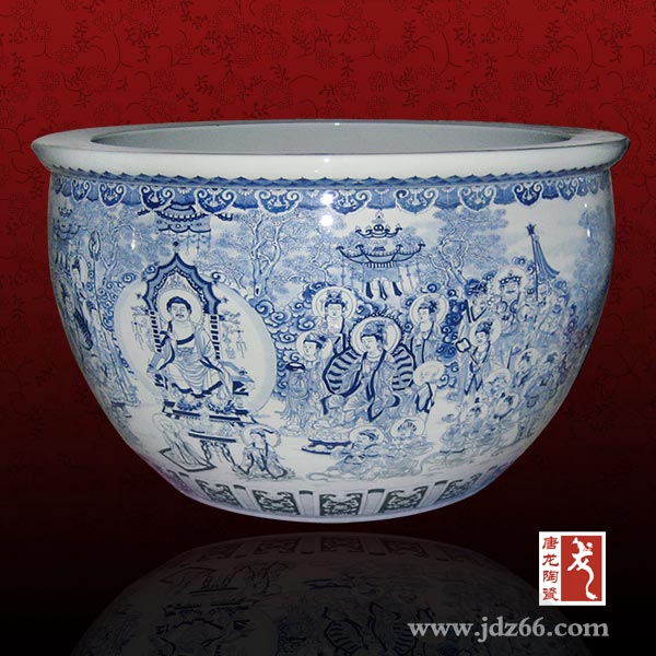 景德鎮(zhèn)陶瓷花盆圖片/景德鎮(zhèn)陶瓷花盆樣板圖 (4)