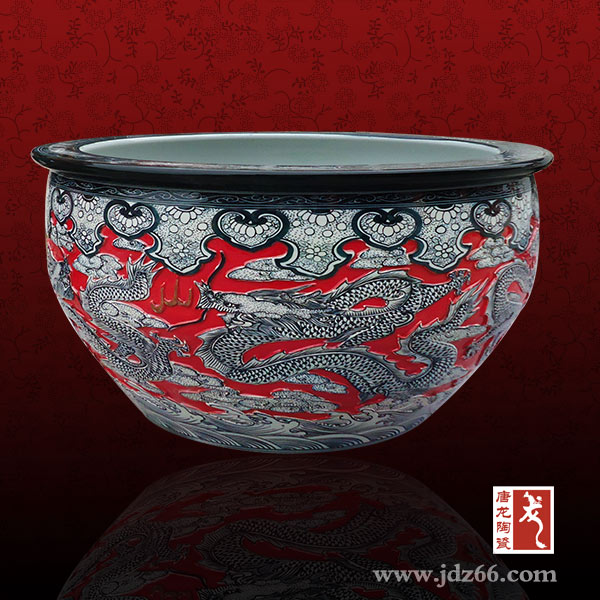 景德鎮(zhèn)陶瓷花盆圖片/景德鎮(zhèn)陶瓷花盆樣板圖 (2)