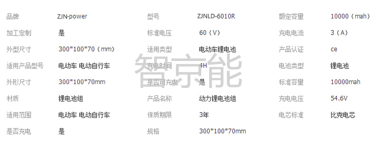 48V10安時動力鋰電池圖片