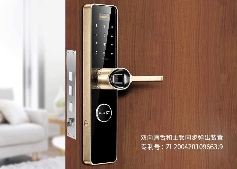 金指碼指紋鎖家用防盜門鎖智能鎖密圖片/金指碼指紋鎖家用防盜門鎖智能鎖密樣板圖 (3)