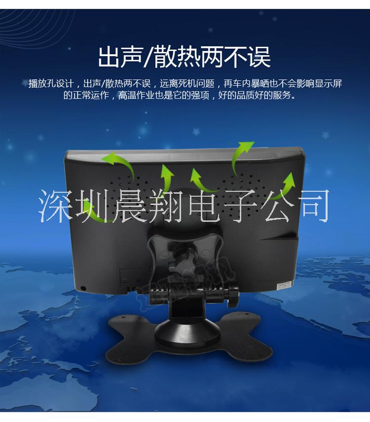 液晶显示器车载倒车影像图片