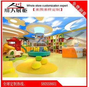 兒童服裝展廳柜圖片