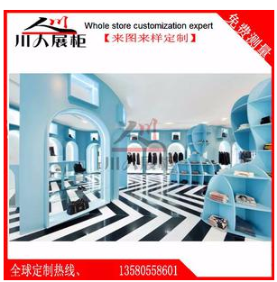 歐式服裝展柜圖片