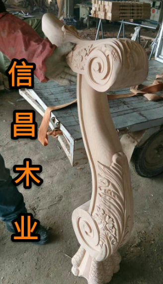 紅橡實(shí)木樓梯圖片/紅橡實(shí)木樓梯樣板圖 (2)