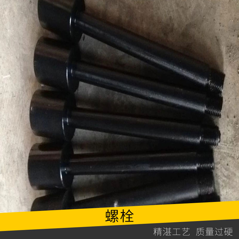 交通設(shè)施高速公路防撞護(hù)欄螺栓外螺紋六角氧化發(fā)黑防腐防盜卸螺栓圖片